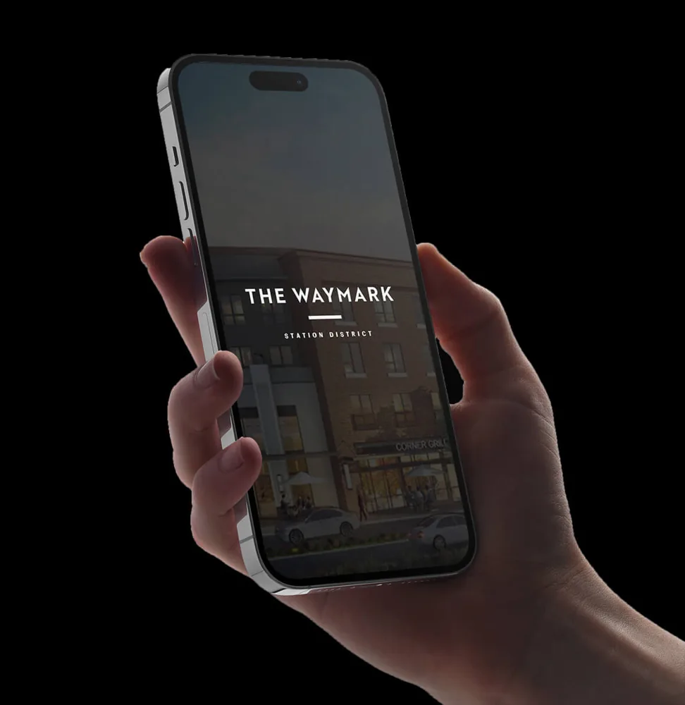 The Waymark branded resident app