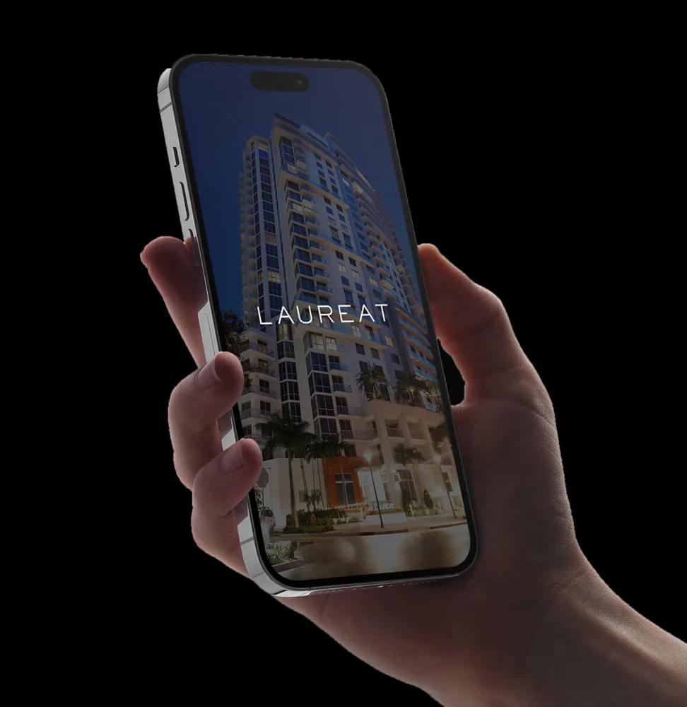 Laureat branded resident app