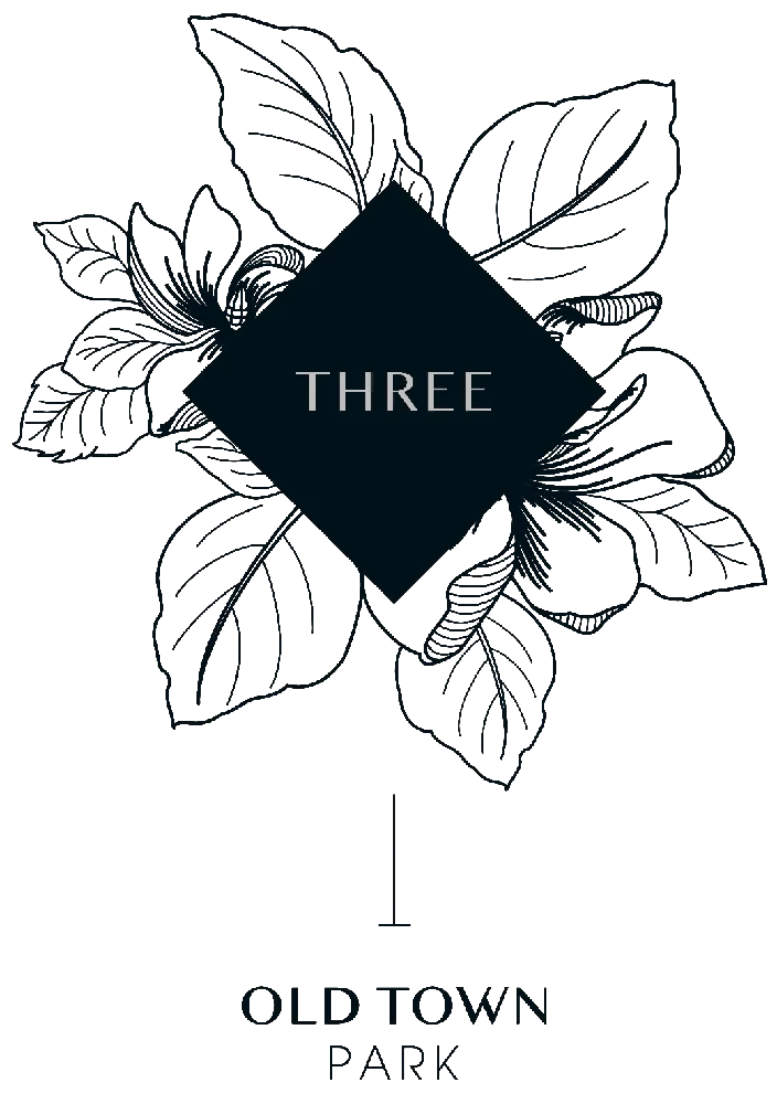 Three Old Town Park logo