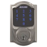 Schlage Connect Smart Deadbolt with Camelot Trim, Z-Wave Plus enabled