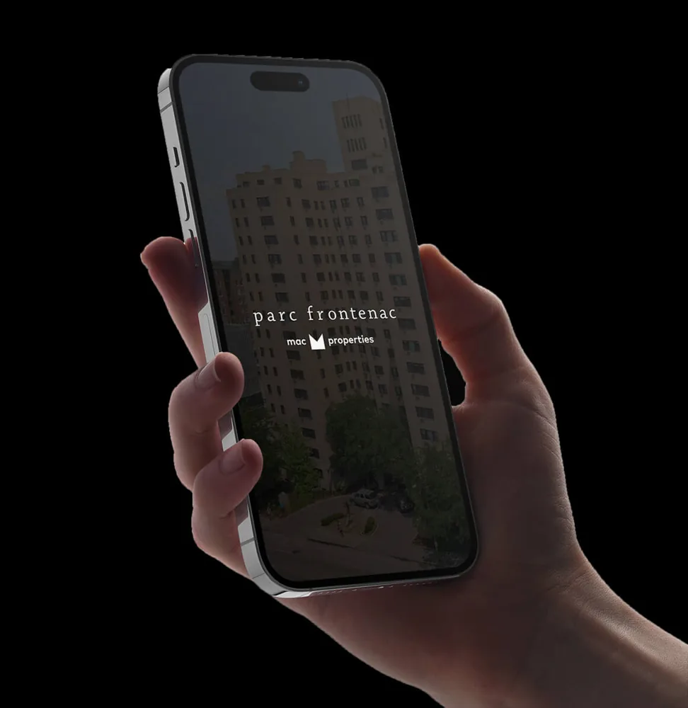 Parc Frontenac branded resident app