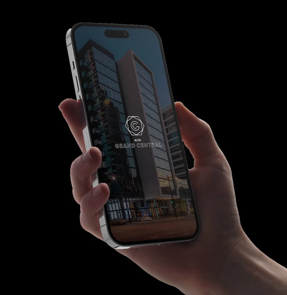 Alta Grand Central branded resident app