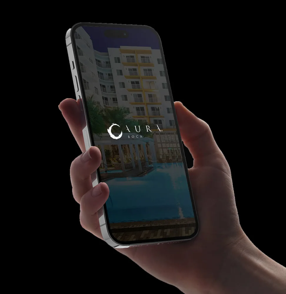 Aura Boca branded resident app