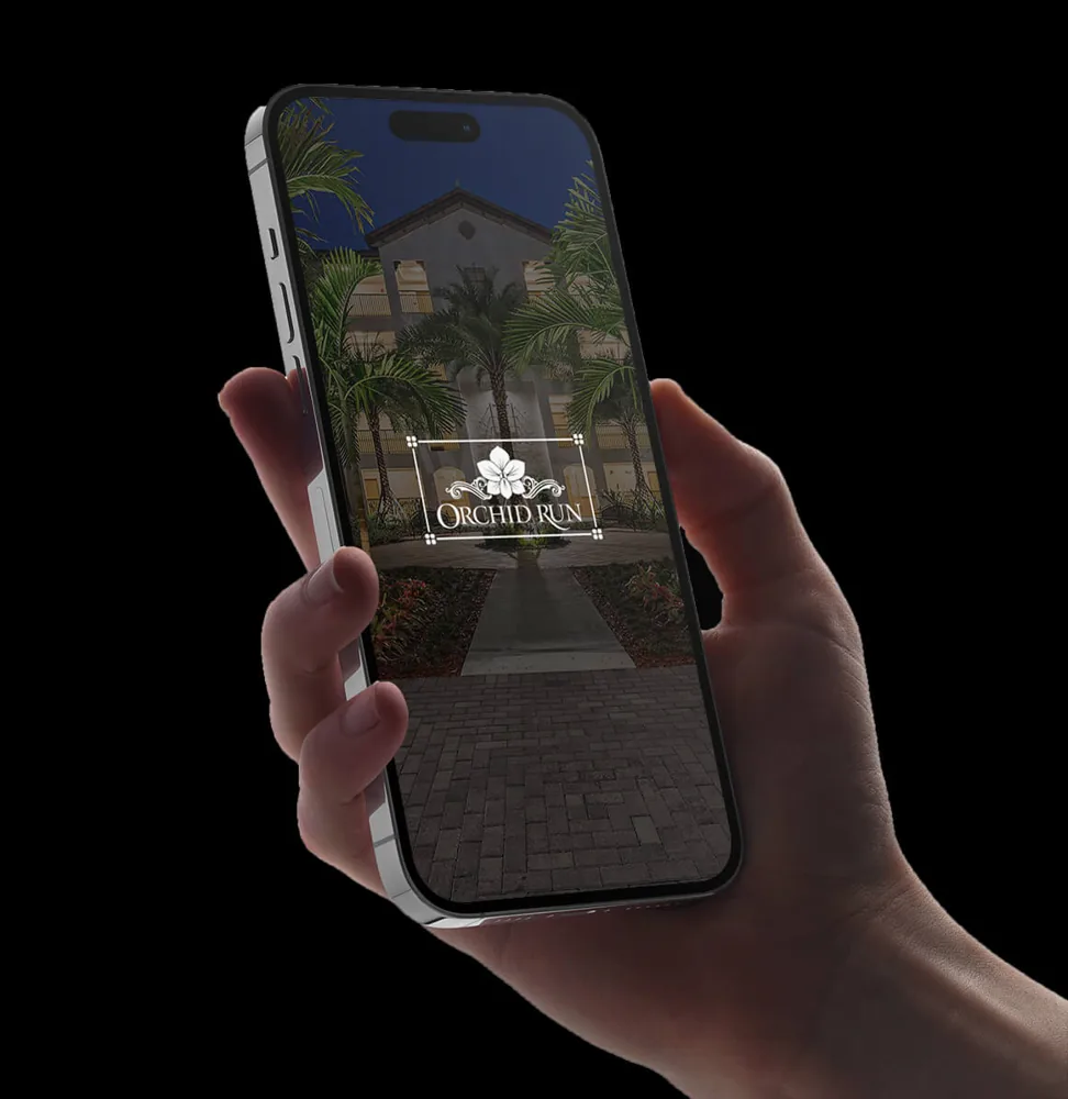 Orchid Run branded resident app