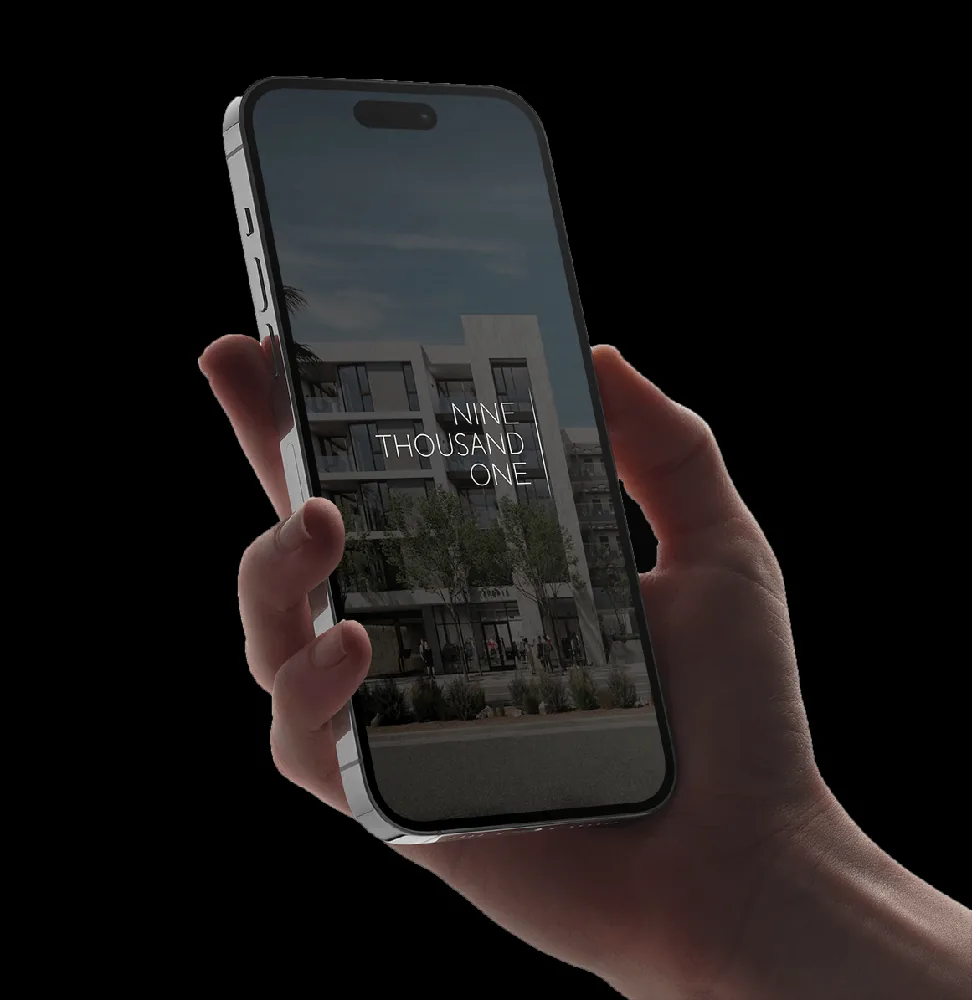 Nine Thousand One branded resident app