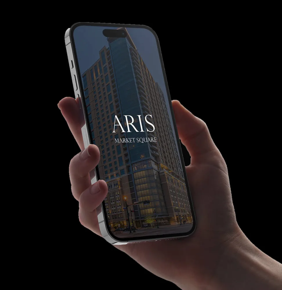 Aris Market Square branded resident app