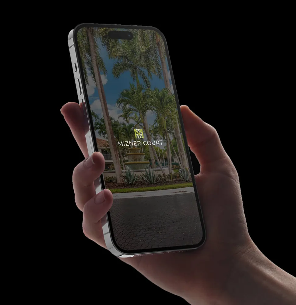 Mizner Court branded resident app