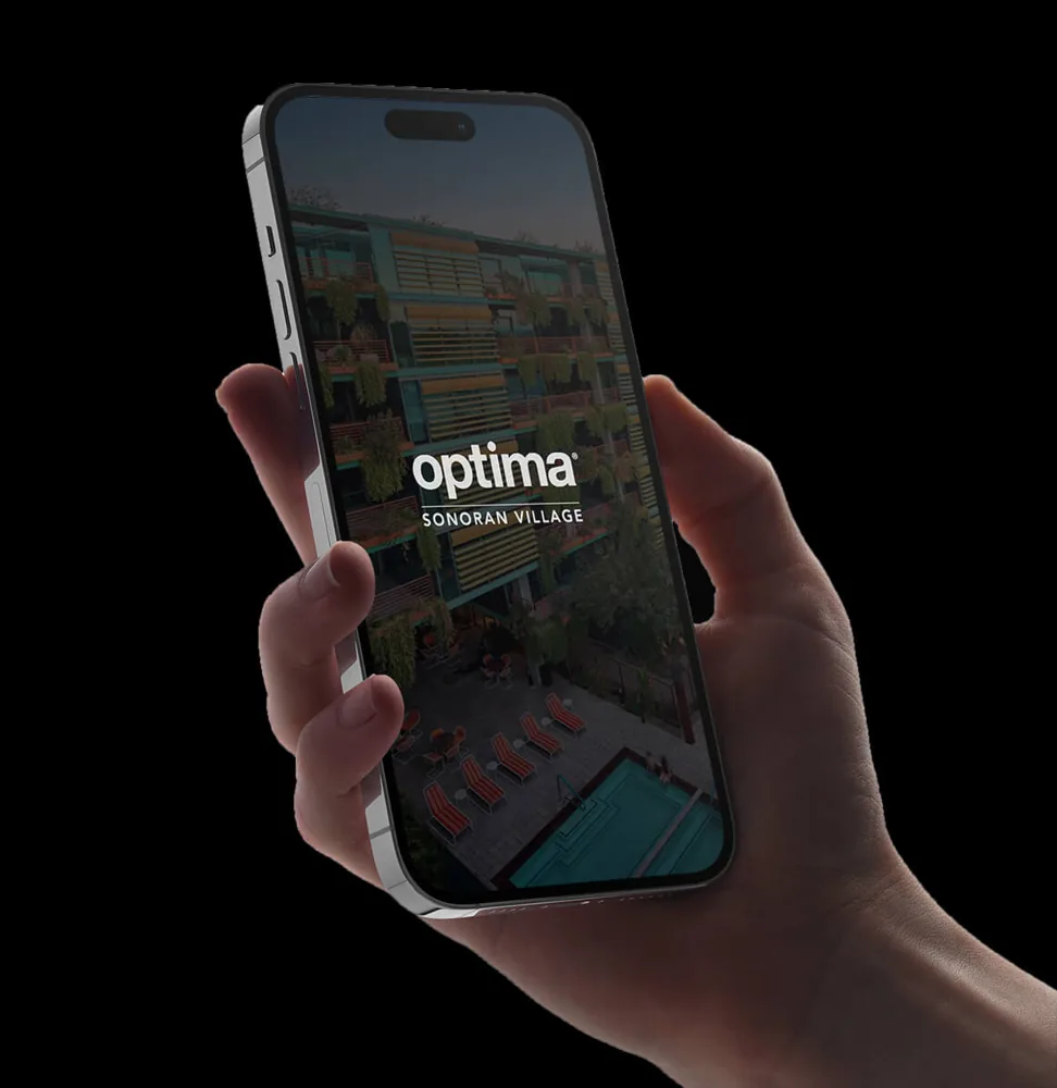 Optima Sonoran Village branded resident app