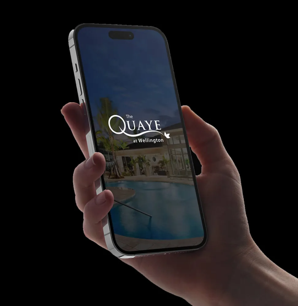 The Quaye at Wellington branded resident app
