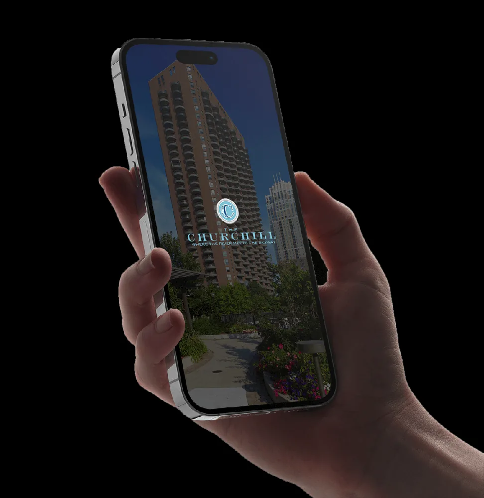 The Churchill branded resident app