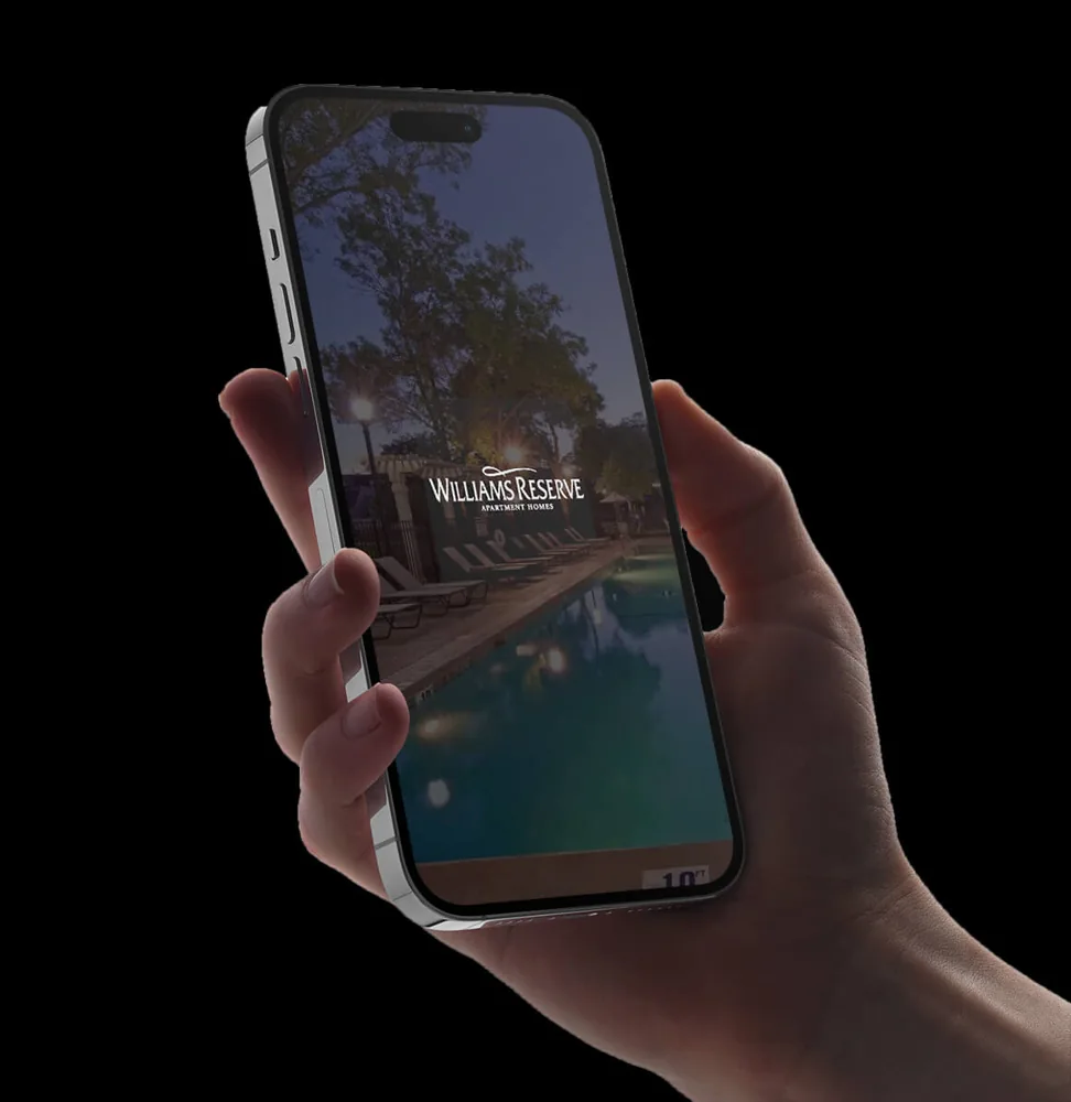 Williams Reserve branded resident app