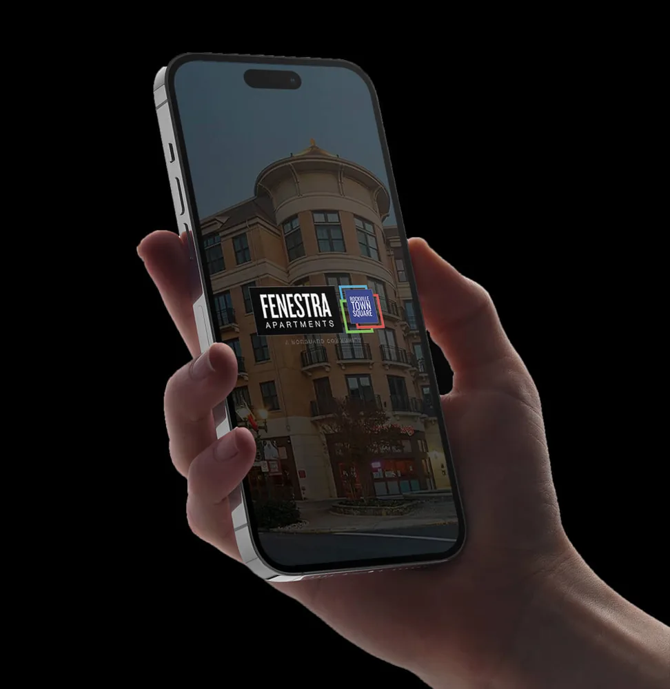 Fenestra at Rockville Town Square branded resident app