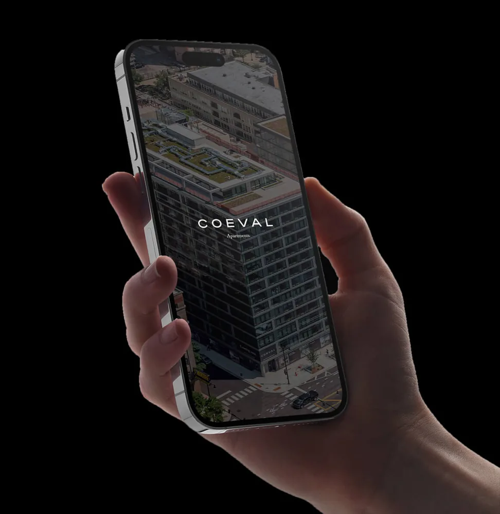 Coeval branded resident app
