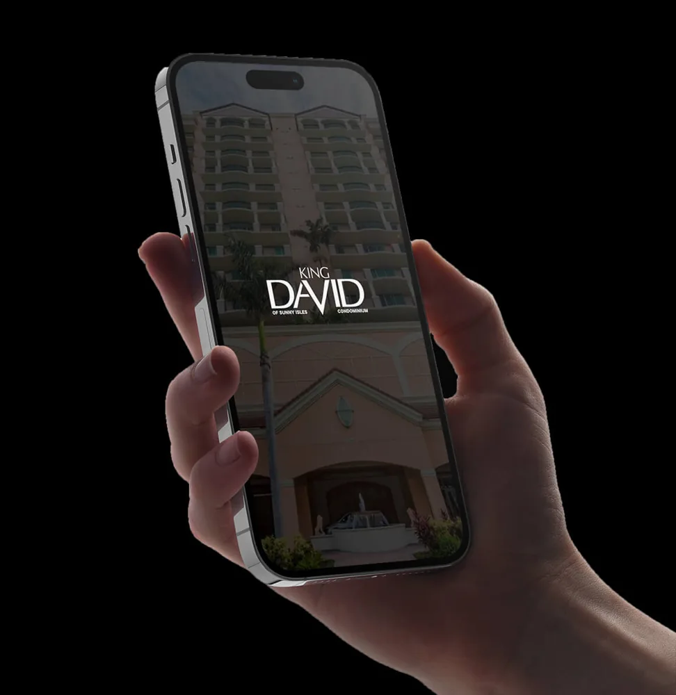 King David of Sunny Isles branded resident app