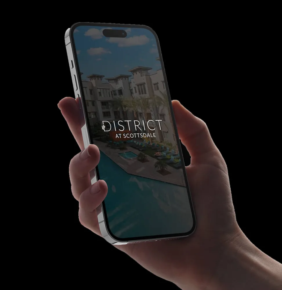 The District at Scottsdale branded resident app
