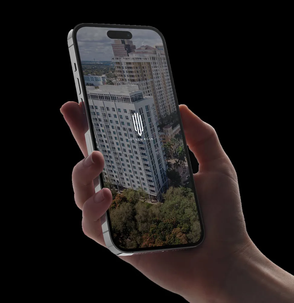 Vu New River branded resident app