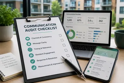 Multifamily Resident Communication Audit: A 25-Point Checklist for Apartment Teams